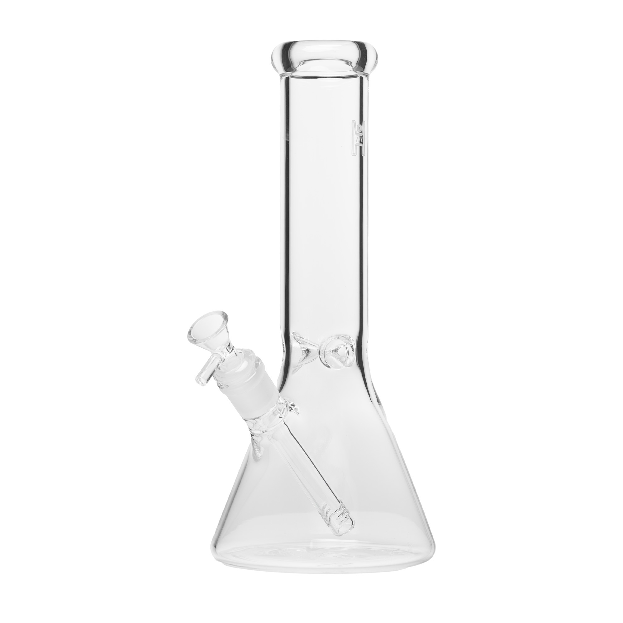 Pixie's Pantry Human Grade 12-Inch Beaker Water Pipe in Clear colorway