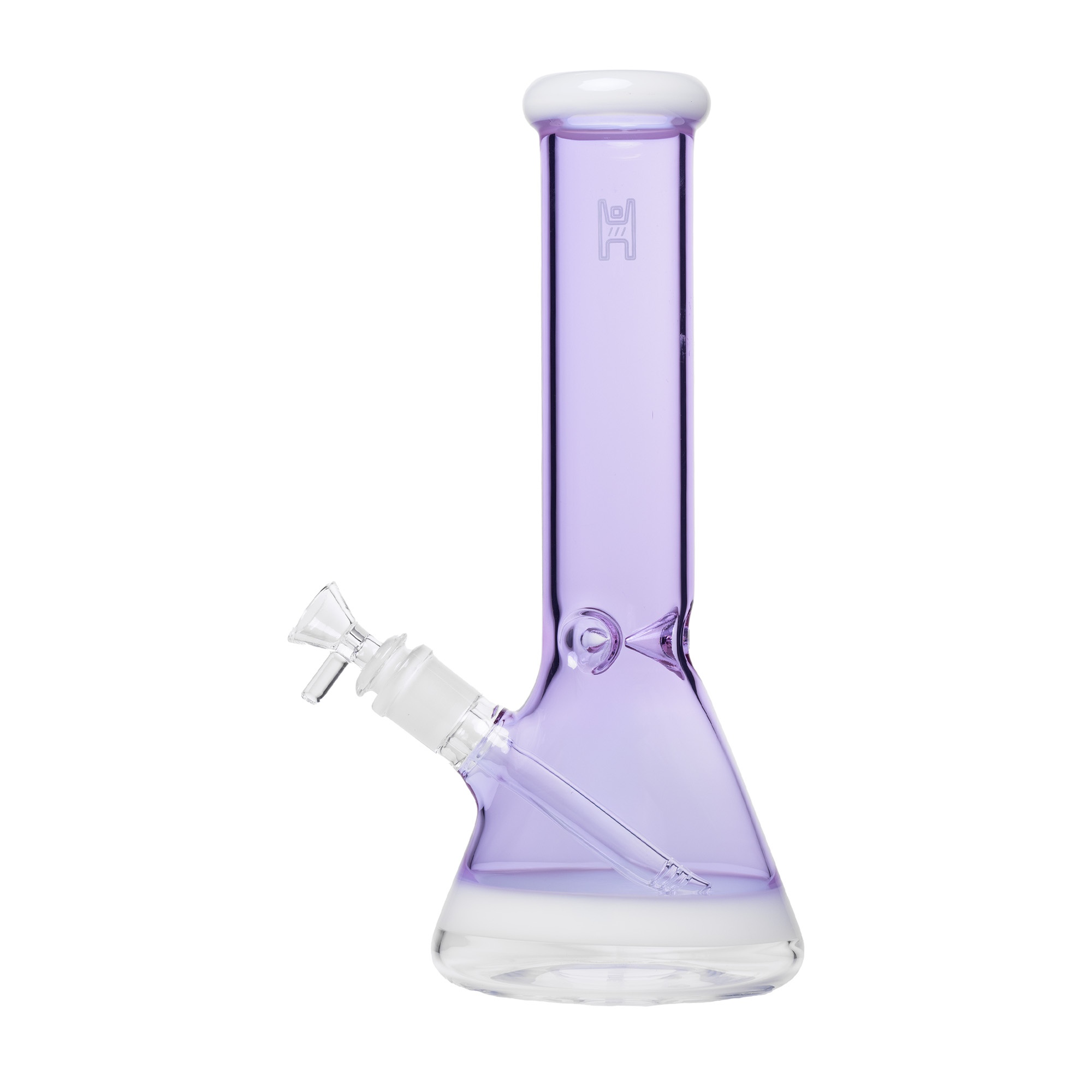 Pixie's Pantry Human Grade 12-Inch Beaker Water Pipe in Lavender colorway