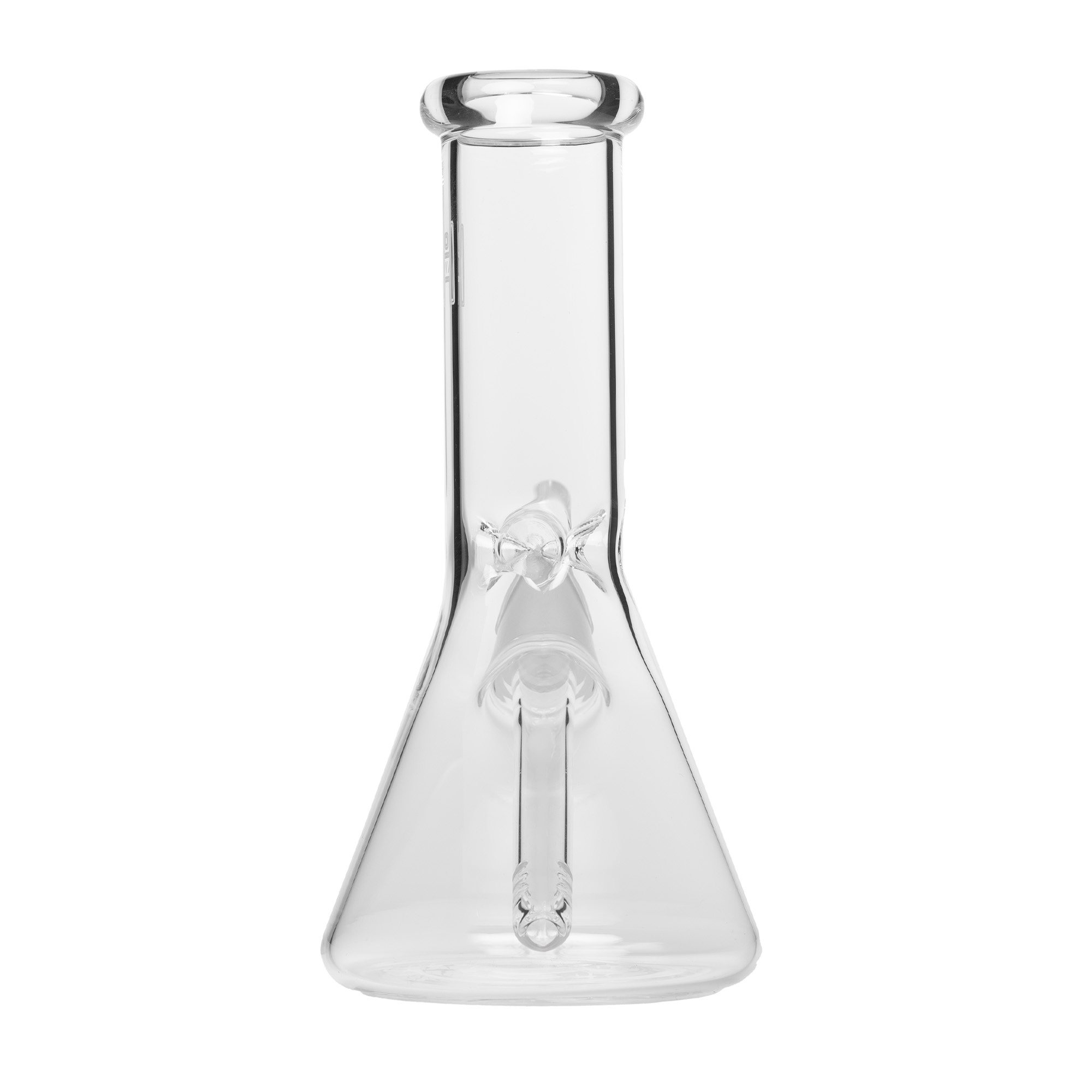 9 inch Human Grade beaker water pipe - Lake Green / White colorway for Pixies Pantry Build-A-Bong catalog