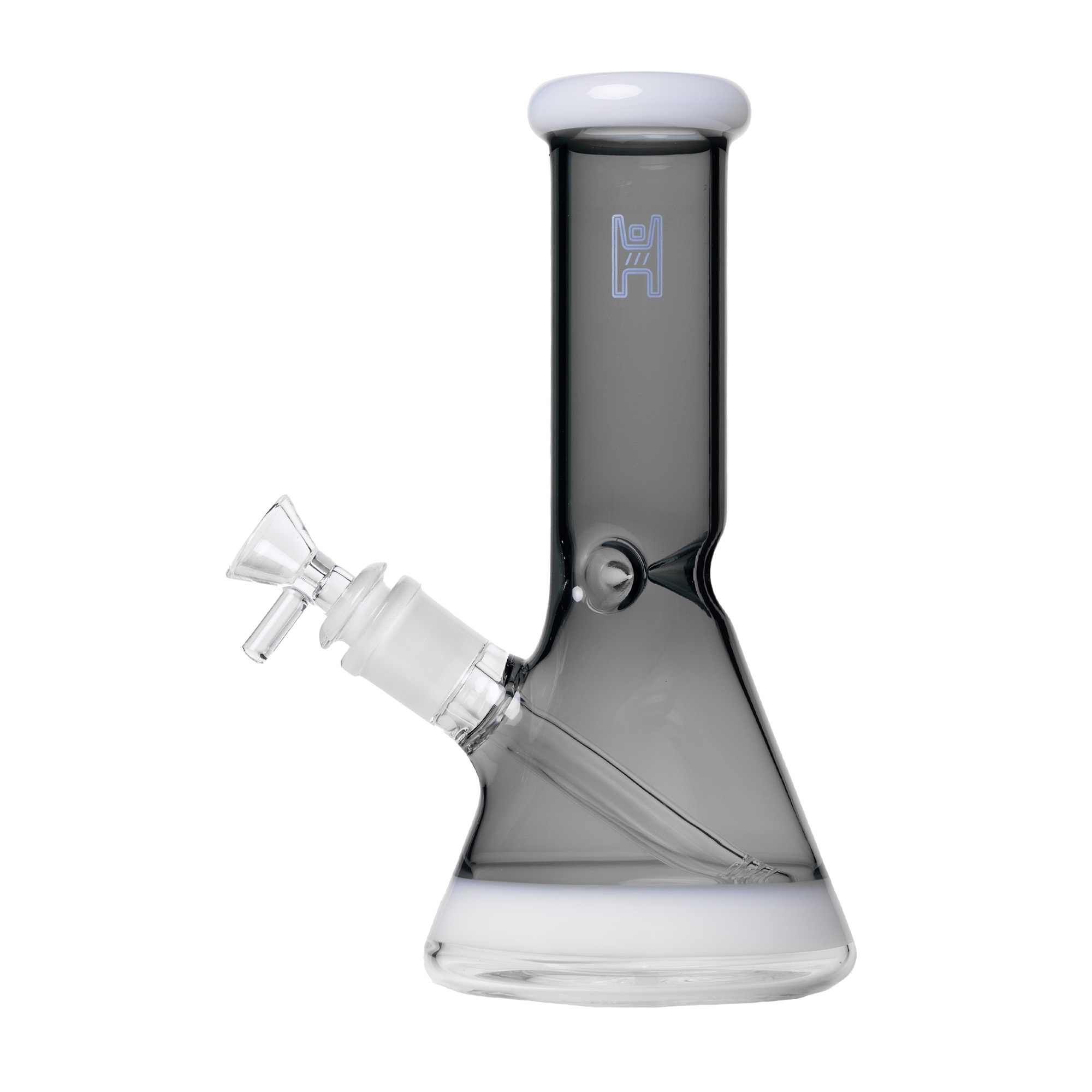 9 inch Human Grade beaker water pipe - Smoke colorway for Pixies Pantry Build-A-Bong catalog